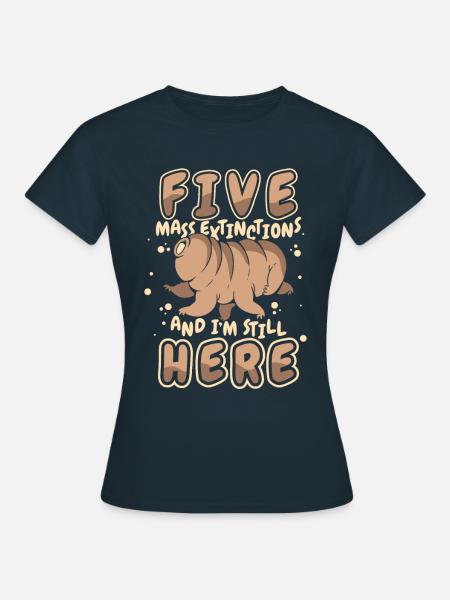 Bärtierchen - Frauen T-Shirt - Navy
