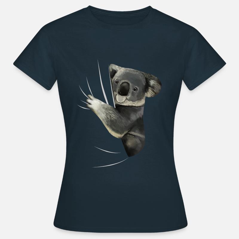 Koala Bear Koala Bear Koala Lover Gift - T-shirt Femme - marine