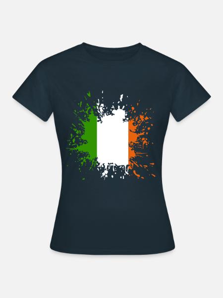 Ireland Irland - Frauen T-Shirt - Navy