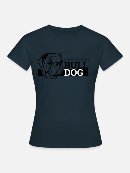 Continental Bulldog - Frauen T-Shirt - Navy
