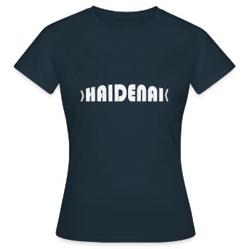 Haidenai souabe Souabe Souabe Schwob - T-shirt Femme - marine - Devant - AI Model Female 172 dark (172cm)