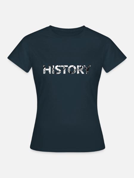 History - Frauen T-Shirt - Navy