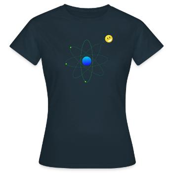 électron libre - T-shirt Femme - marine - Devant - AI Model Female 172 dark (172cm)