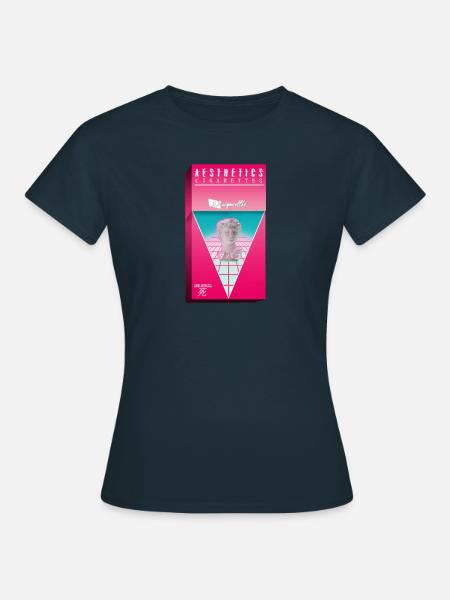 ÄSTHETIK ZIGARETTEN - Frauen T-Shirt - Navy
