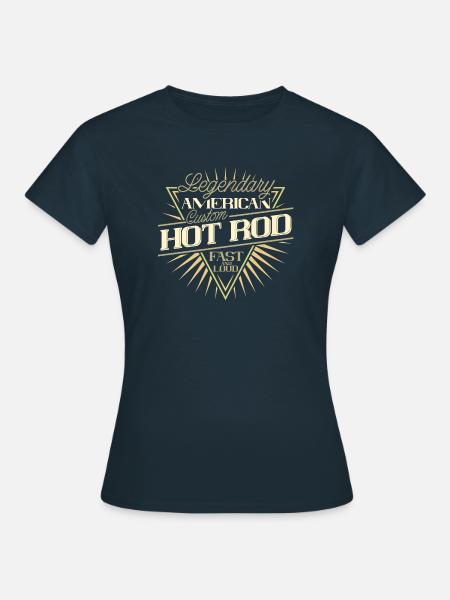 American Hot Rod - Frauen T-Shirt - Navy