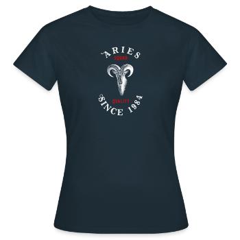 Bélier Bélier Bock Zodiac Capricorne - T-shirt Femme - marine - Devant - AI Model Female 172 dark (172cm)