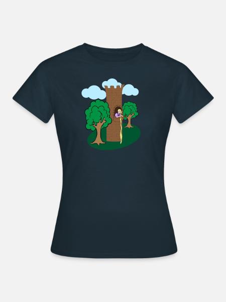 Rapunzel - Frauen T-Shirt - Navy