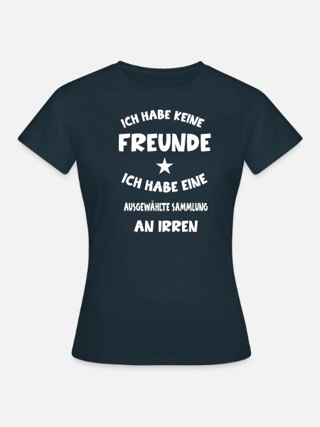 Beste Freunde Freunde Freundeskreis Spruch - Frauen T-Shirt - Navy