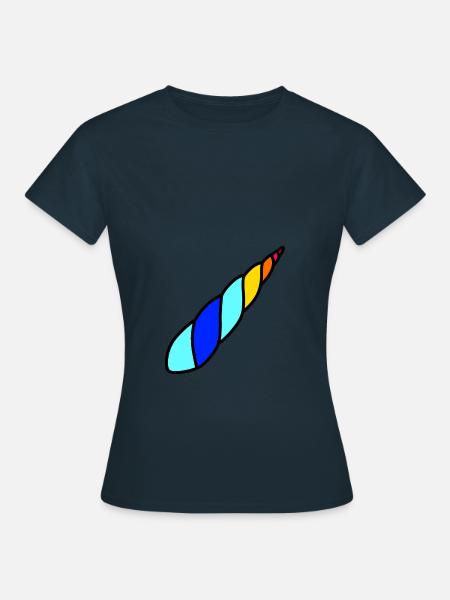 horn - Frauen T-Shirt - Navy
