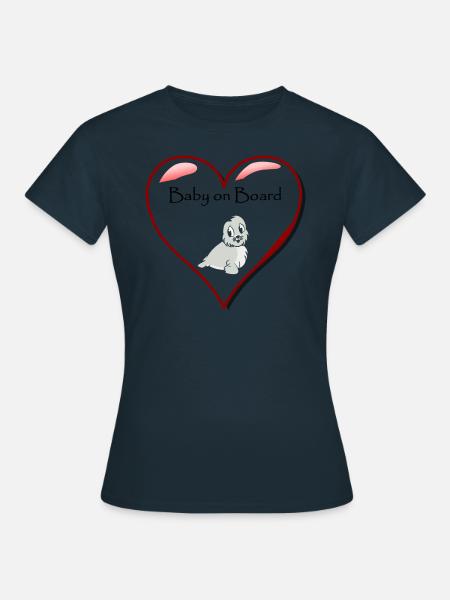 Baby Robe - Frauen T-Shirt - Navy