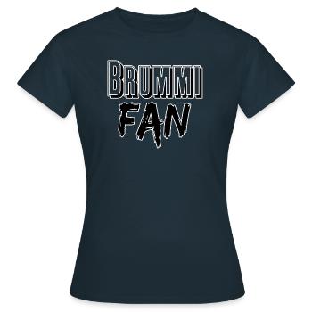 Brummi fan - Frauen T-Shirt - Navy - Vorne - AI Model Female 172 dark (172cm)