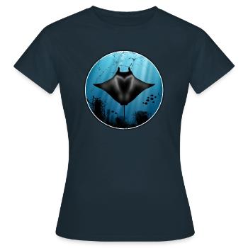 Mantara - T-shirt Femme - marine - Devant - AI Model Female 172 dark (172cm)