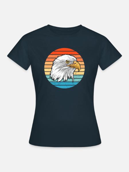Weißkopfseeadler - Frauen T-Shirt - Navy