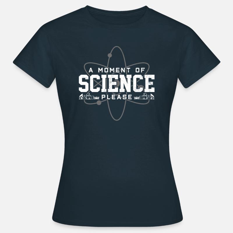 Science - Chemistry Physics Nerd Funny Gift - Women's T-Shirt - navy