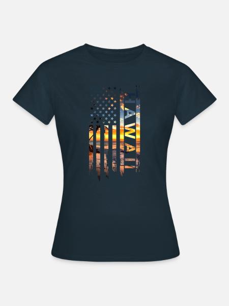 Hawaii Souvenir - Frauen T-Shirt - Navy