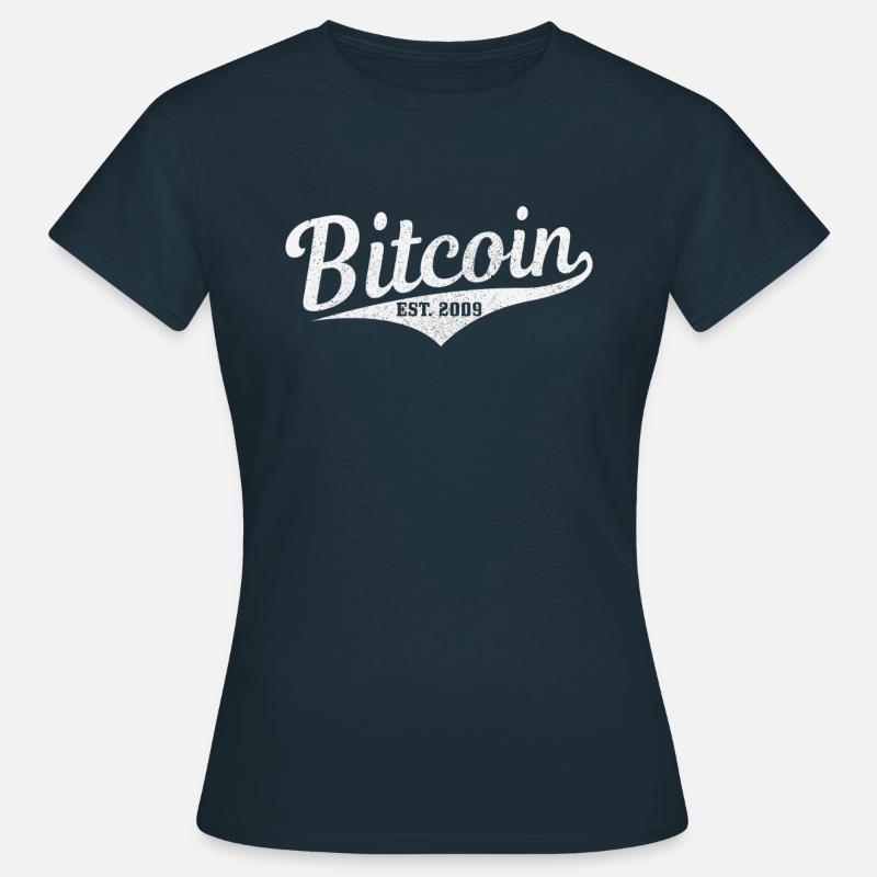BITCOIN - Women's T-Shirt - navy