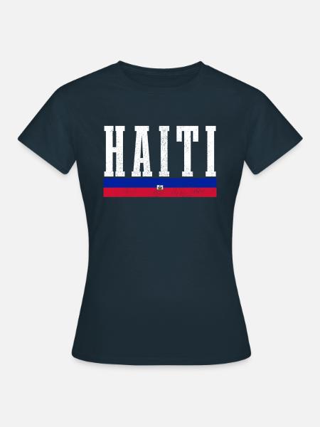 Haiti - Frauen T-Shirt - Navy