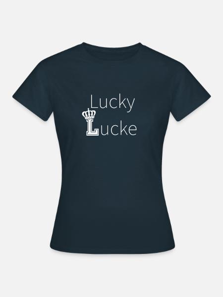 Lucky Lucke - Frauen T-Shirt - Navy
