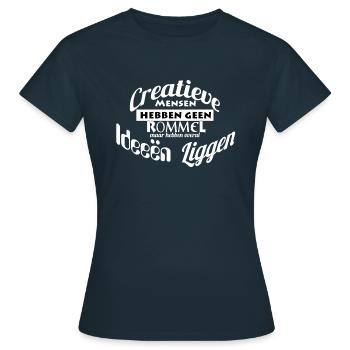 Personnes créatives - T-shirt Femme - marine - Devant - AI Model Female 172 dark (172cm)