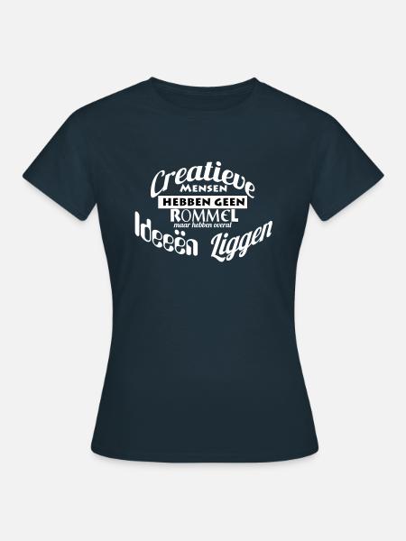 Kreative Menschen - Frauen T-Shirt - Navy