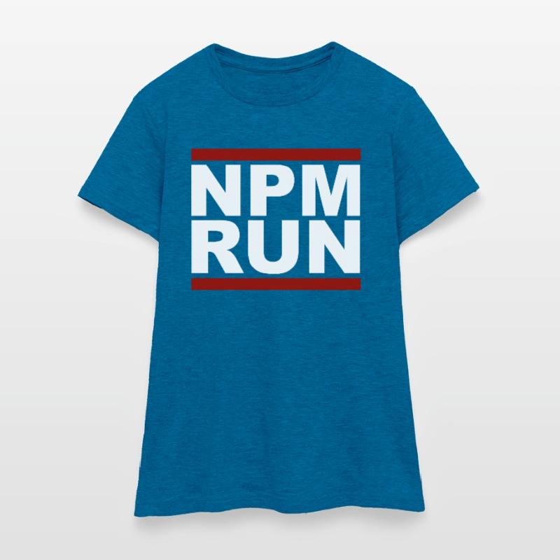 javascript, javascript, npm run T-shirt Femme