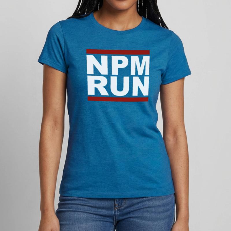 javascript, javascript, npm run T-shirt Femme