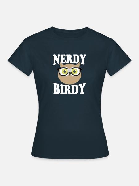 Nerdy Birdy - Women's T-Shirt - navy