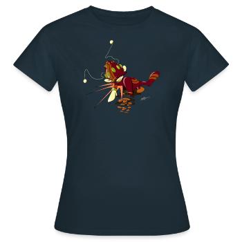Soul Boy Deux - T-shirt Femme - marine - Devant - AI Model Female 172 dark (172cm)