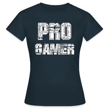Pro gamer - Women's T-Shirt - navy - Front - AI Model Female 172 dark (172cm)