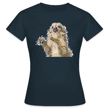Chihuahua - Women's T-Shirt - navy - Front - AI Model Female 172 dark (172cm)