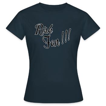 Ventilateur de risque - T-shirt Femme - marine - Devant - AI Model Female 172 dark (172cm)