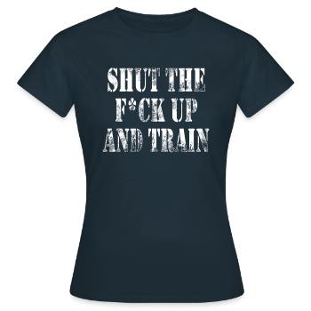 formation - T-shirt Femme - marine - Devant - AI Model Female 172 dark (172cm)