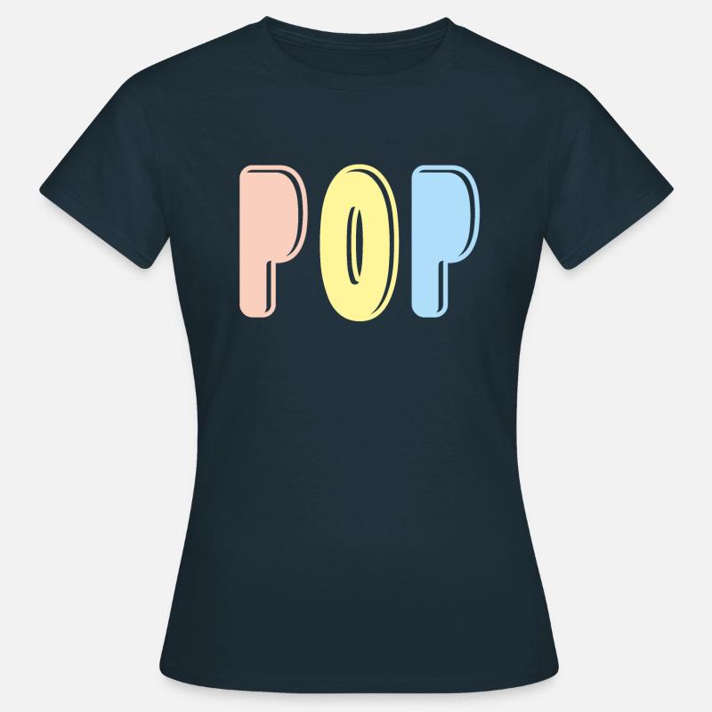 Pop - Women's T-Shirt - navy