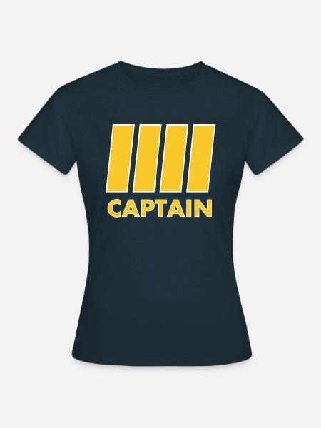 Captain - Frauen T-Shirt - Navy