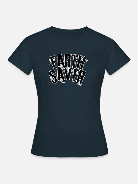 Earth saver - Frauen T-Shirt - Navy