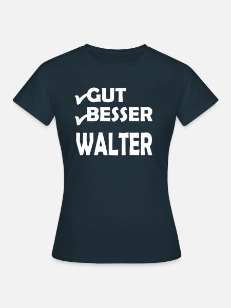 Walter - Frauen T-Shirt - Navy