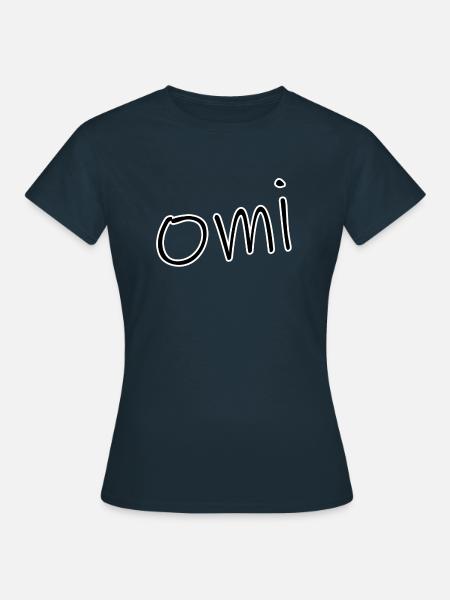 Omi - Frauen T-Shirt - Navy