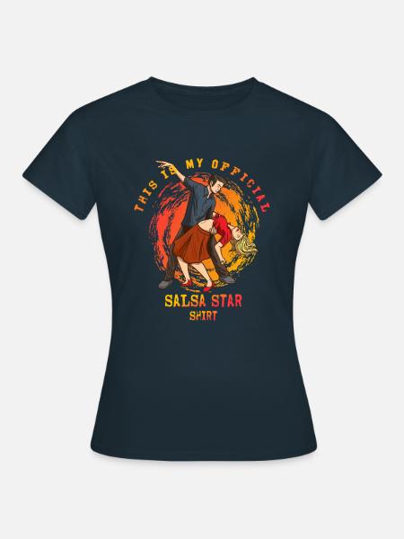 Salsa Star Camisa - Camiseta mujer - azul marino