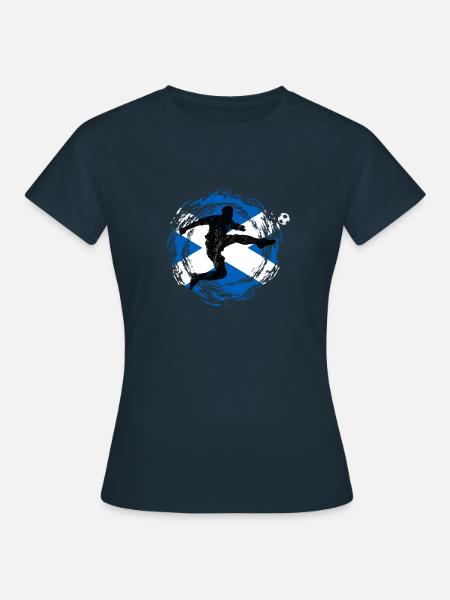 Scotland Football - Women's T-Shirt - navy