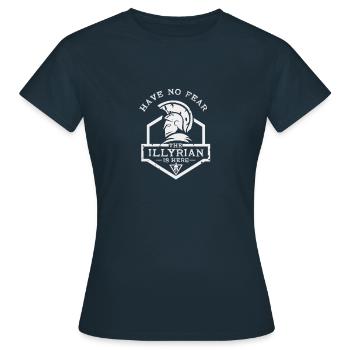 Kosova und Albanien The Illyrian is here - Frauen T-Shirt - Navy - Vorne - AI Model Female 172 dark (172cm)