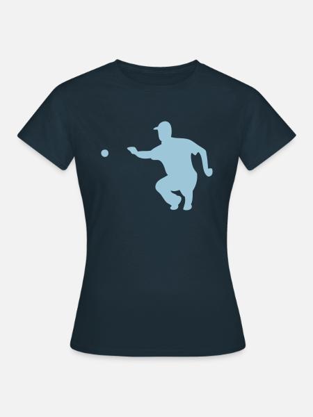 Petanque Kugel Pointer 1 - Frauen T-Shirt - Navy