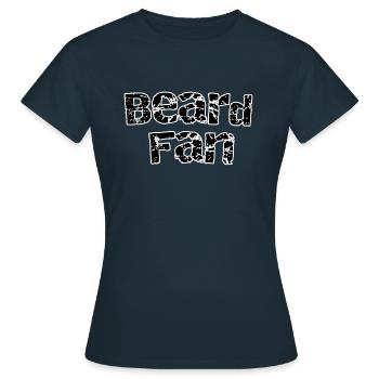 Beard fan - Women's T-Shirt - navy - Front - AI Model Female 172 dark (172cm)