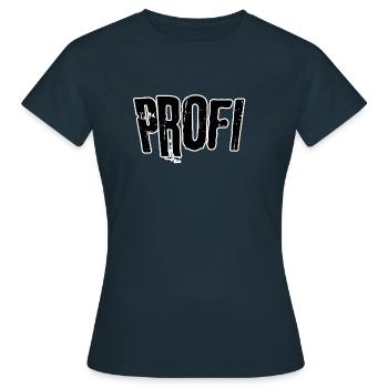 Profi - Frauen T-Shirt - Navy - Vorne - AI Model Female 172 dark (172cm)