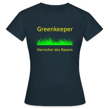 Greenkeeper - T-shirt Femme - marine - Devant - AI Model Female 172 dark (172cm)