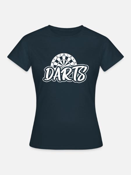 Dartscheibe Darts - Frauen T-Shirt - Navy