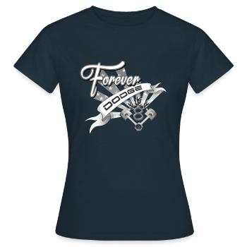 Forever V8 - T-shirt Femme - marine - Devant - AI Model Female 172 dark (172cm)