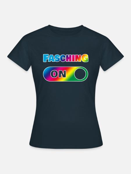 Fasching - Frauen T-Shirt - Navy