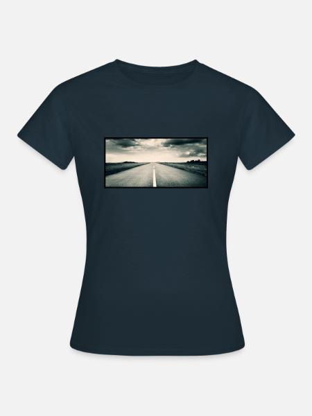 Straße - Frauen T-Shirt - Navy