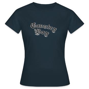 Garçon de campagne - T-shirt Femme - marine - Devant - AI Model Female 172 dark (172cm)