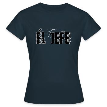 El Jefe - Women's T-Shirt - navy - Front - AI Model Female 172 dark (172cm)